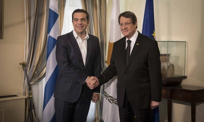 Συνάντηση Τσίπρα – Αναστασιάδη στο Μέγαρο Μαξίμου